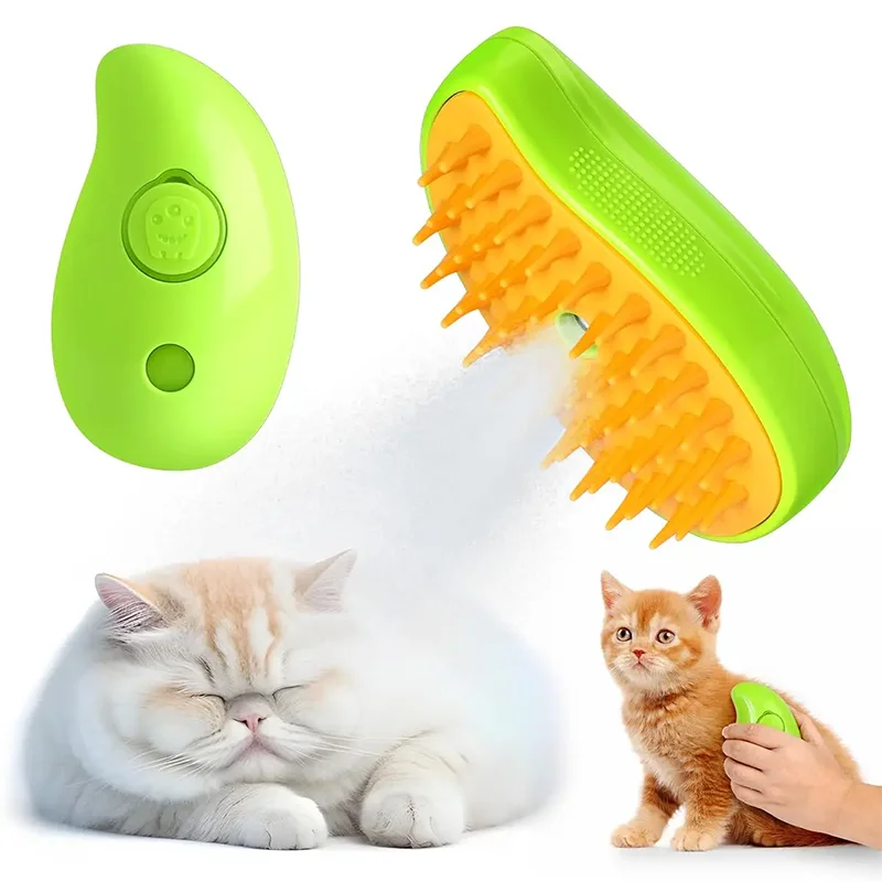 3 in 1 Dog Steamer Brush